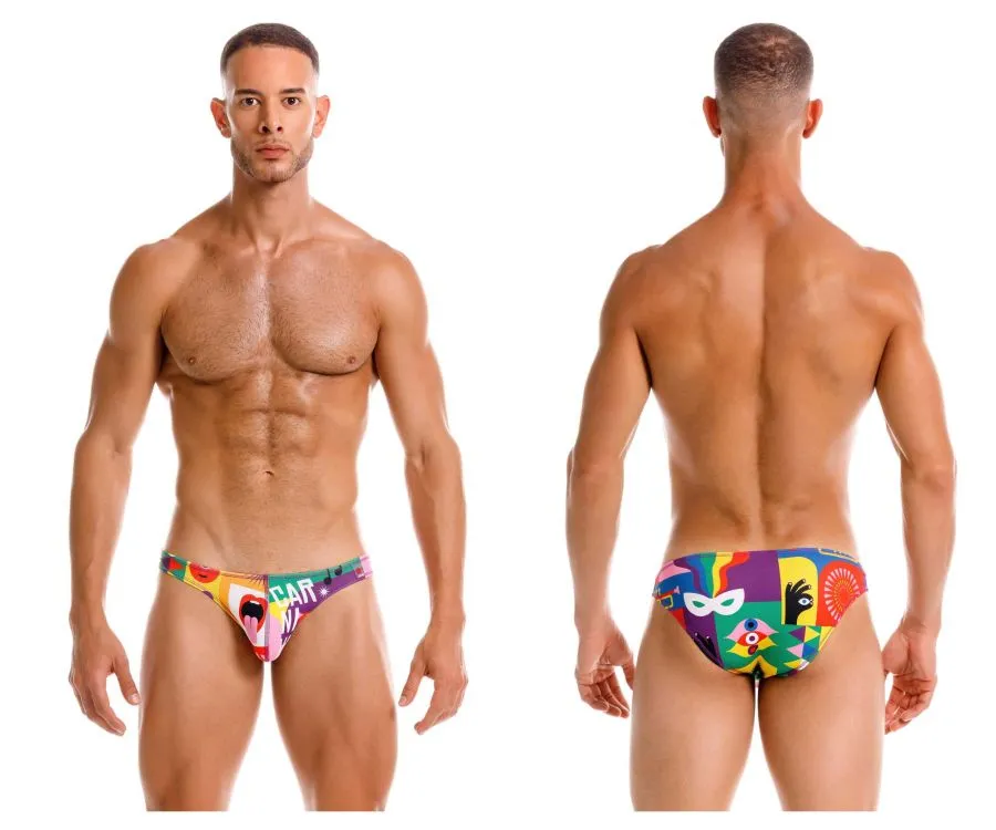 Clothing_Jor_Mens Underwear JOR 2171 Carnival Bikini Color Printed