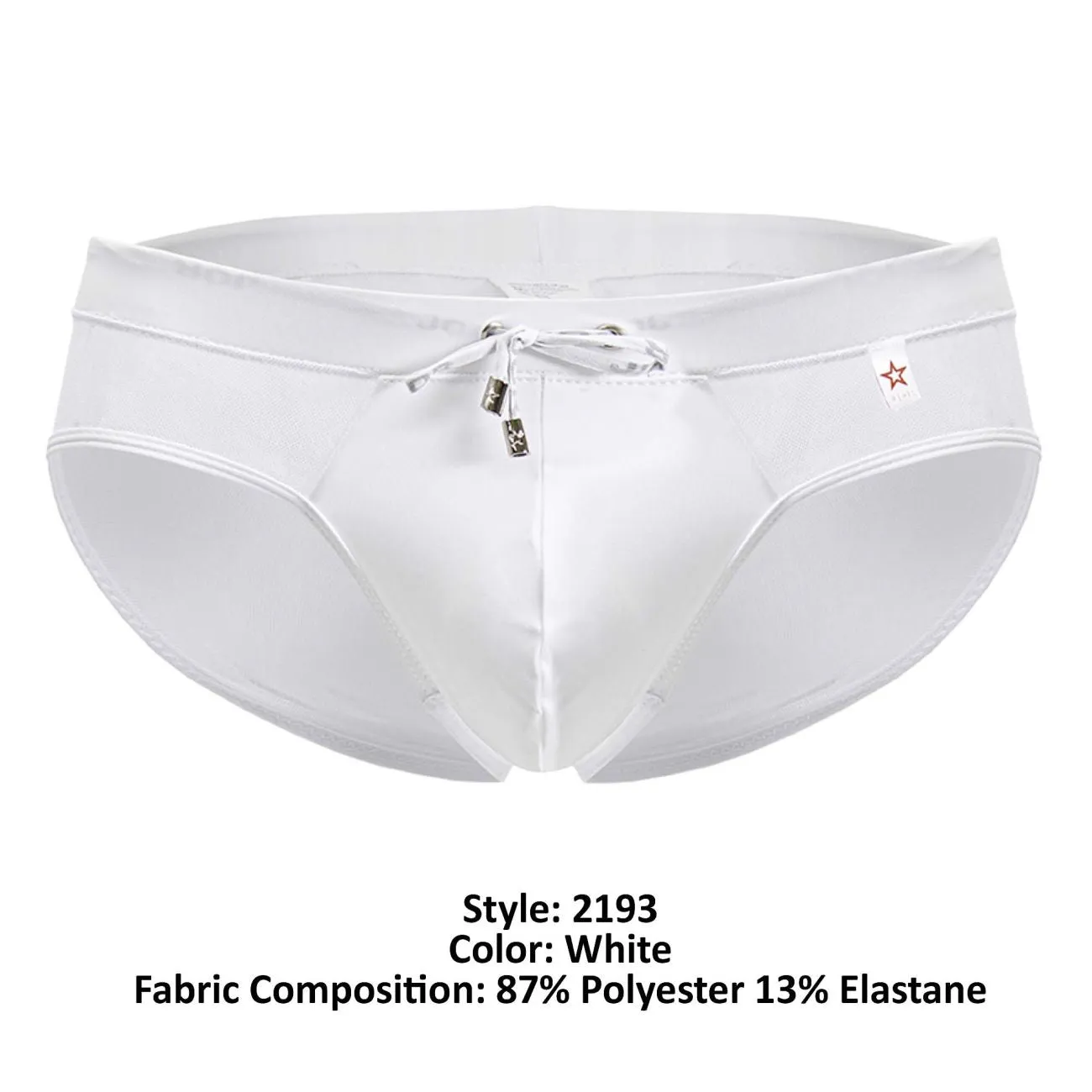Clothing_Jor_Mens Underwear JOR 2193 Mystic Swim Briefs Color White