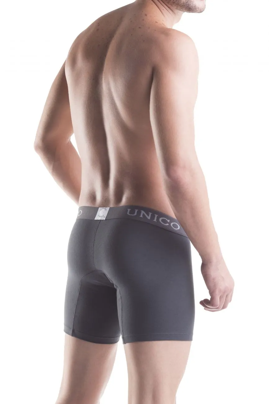 Clothing_Mundo Unico_Mens Underwear Unico 1200090196 (9612010020596) Boxer Briefs Asfalto Cotton Color Gray