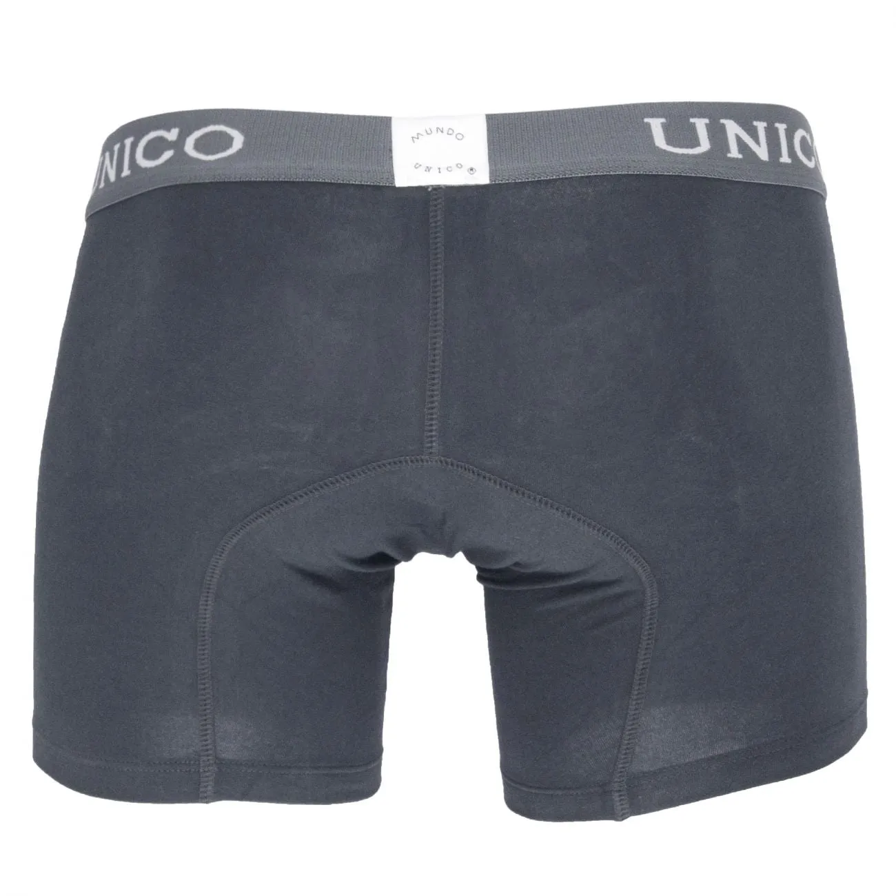 Clothing_Mundo Unico_Mens Underwear Unico 1200090196 (9612010020596) Boxer Briefs Asfalto Cotton Color Gray