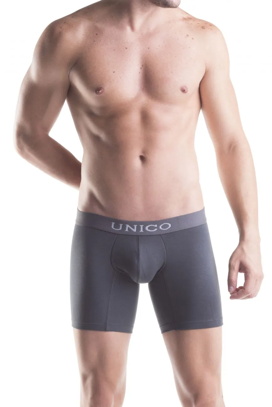 Clothing_Mundo Unico_Mens Underwear Unico 1200090196 (9612010020596) Boxer Briefs Asfalto Cotton Color Gray
