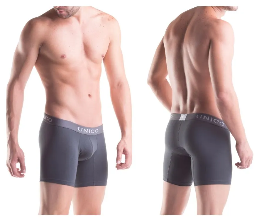 Clothing_Mundo Unico_Mens Underwear Unico 1200090196 (9612010020596) Boxer Briefs Asfalto Cotton Color Gray