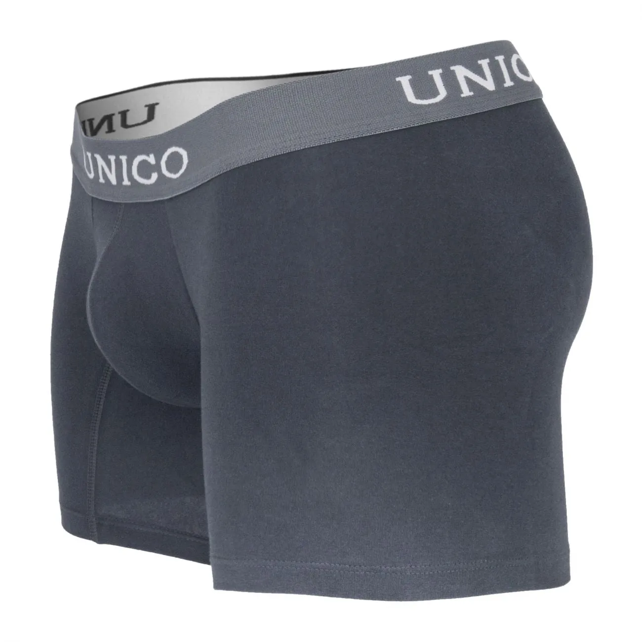 Clothing_Mundo Unico_Mens Underwear Unico 1200090196 (9612010020596) Boxer Briefs Asfalto Cotton Color Gray