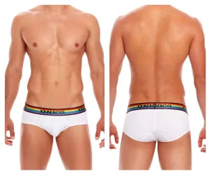 Clothing_Mundo Unico_Mens Underwear Unico 21050201101 Love Wins Briefs Color 00-White