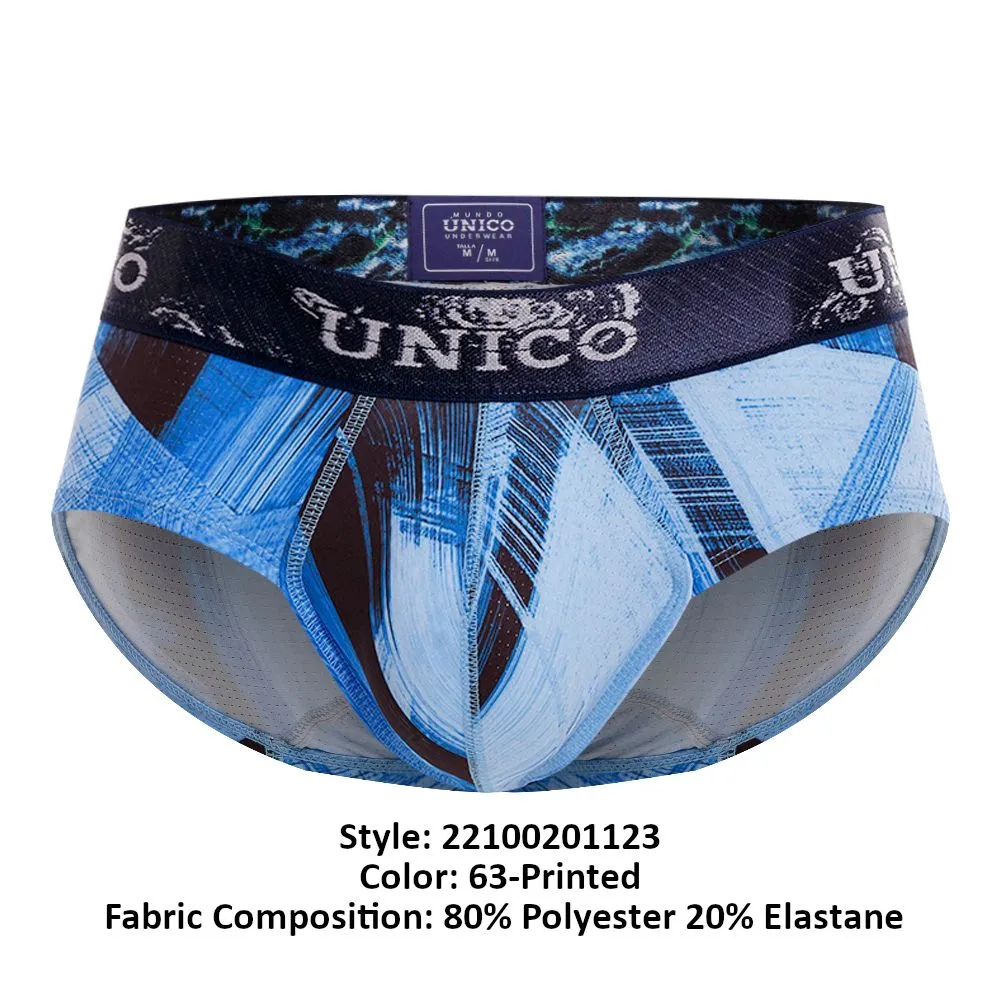 Clothing_Mundo Unico_Mens Underwear Unico 22100201123 Tintado Briefs Color 63-Printed