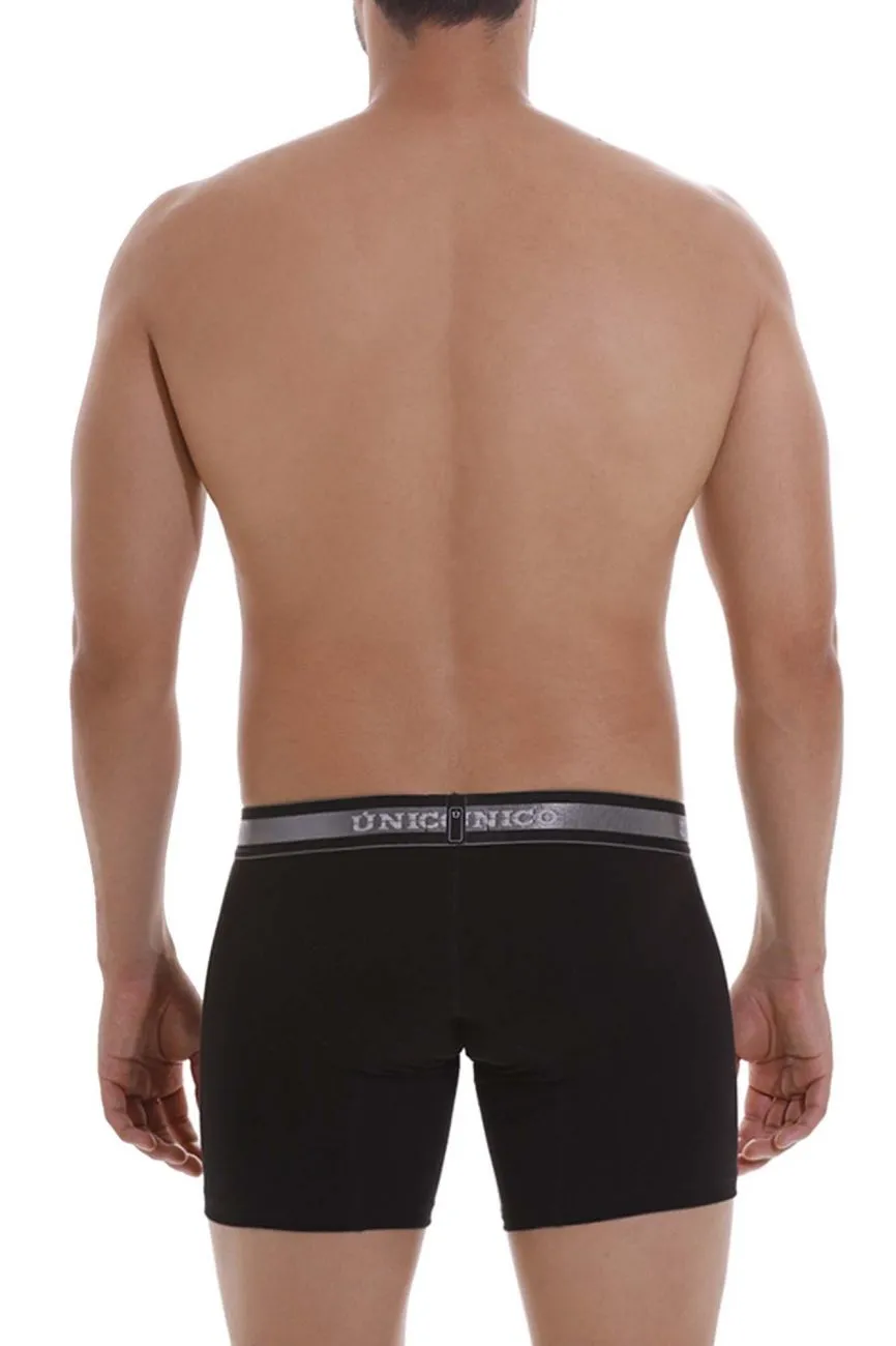 Clothing_Mundo Unico_Mens Underwear Unico 22120100211 Nebuloso A22 Boxer Briefs Color 99-Black