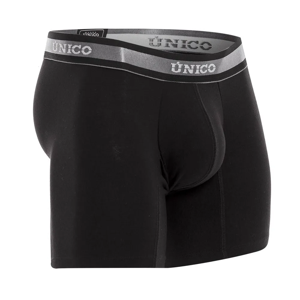Clothing_Mundo Unico_Mens Underwear Unico 22120100211 Nebuloso A22 Boxer Briefs Color 99-Black