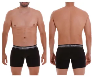 Clothing_Mundo Unico_Mens Underwear Unico 22120100211 Nebuloso A22 Boxer Briefs Color 99-Black