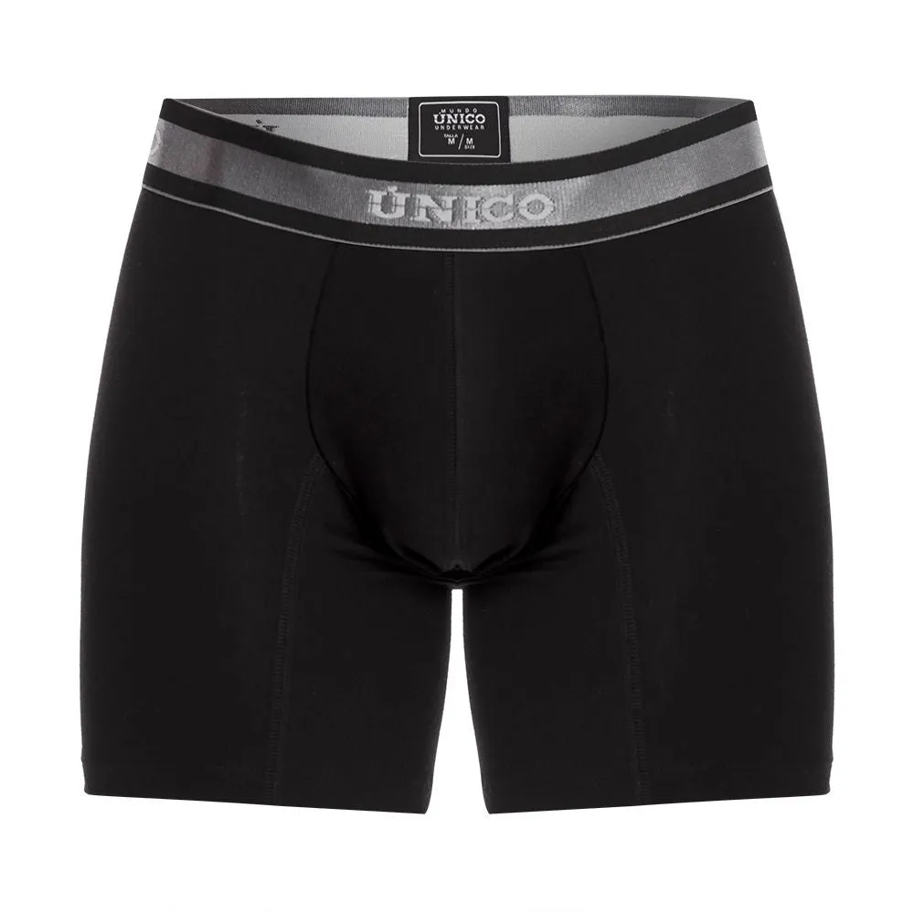 Clothing_Mundo Unico_Mens Underwear Unico 22120100211 Nebuloso A22 Boxer Briefs Color 99-Black