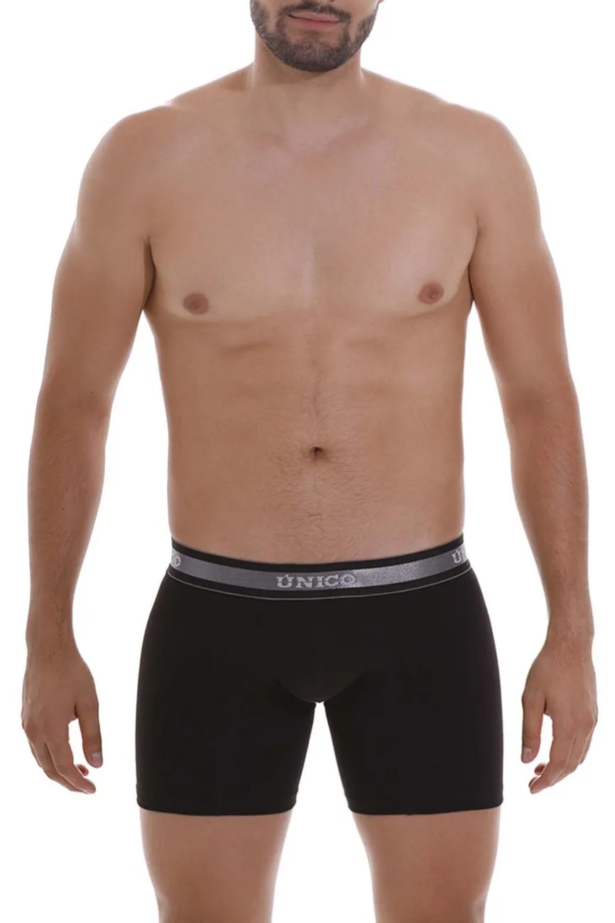Clothing_Mundo Unico_Mens Underwear Unico 22120100211 Nebuloso A22 Boxer Briefs Color 99-Black