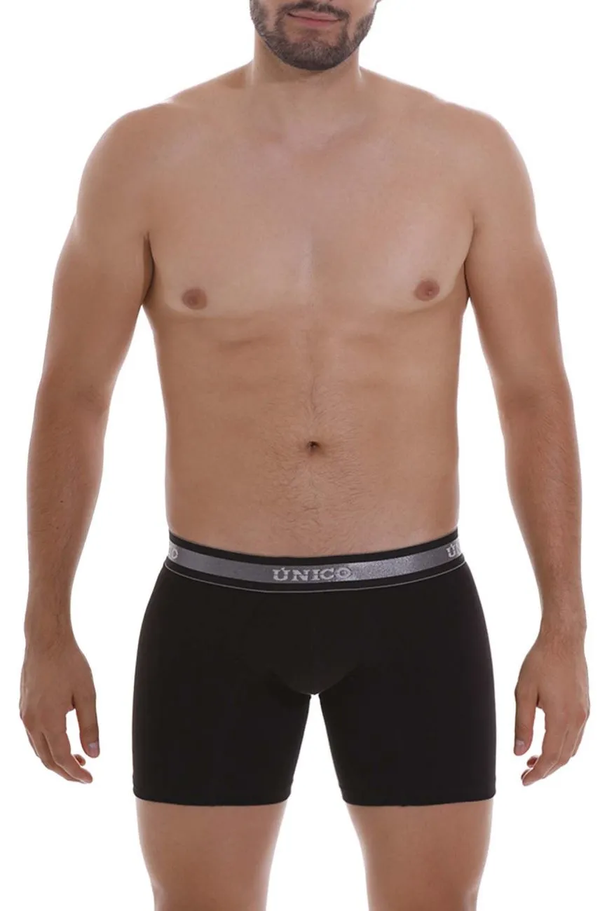 Clothing_Mundo Unico_Mens Underwear Unico 22120100214 Nebuloso M22 Boxer Briefs Color 99-Black