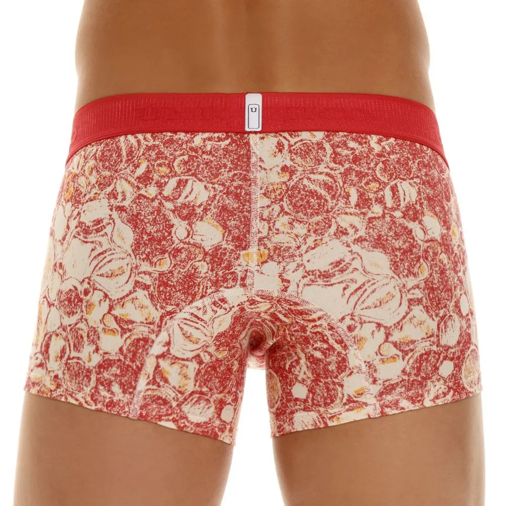 Clothing_Mundo Unico_Mens Underwear Unico 23050100119 Pompa Trunks Color 63-Coral