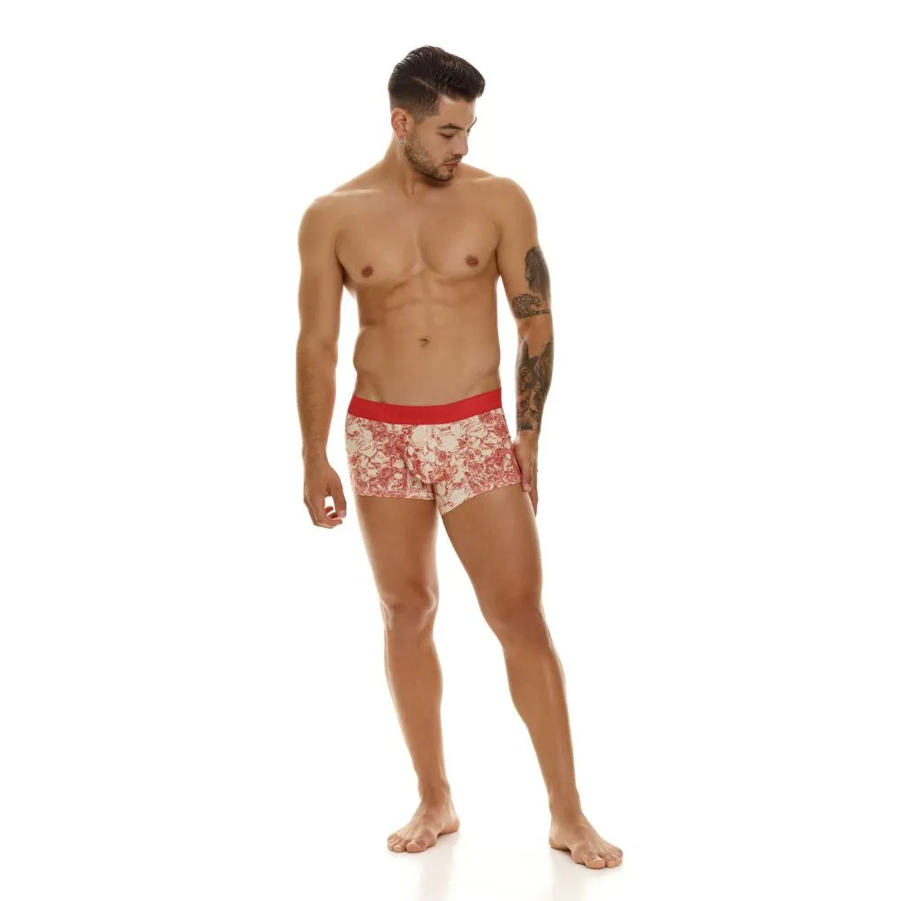 Clothing_Mundo Unico_Mens Underwear Unico 23050100119 Pompa Trunks Color 63-Coral
