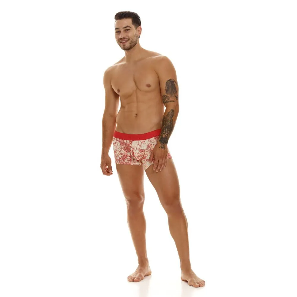 Clothing_Mundo Unico_Mens Underwear Unico 23050100119 Pompa Trunks Color 63-Coral