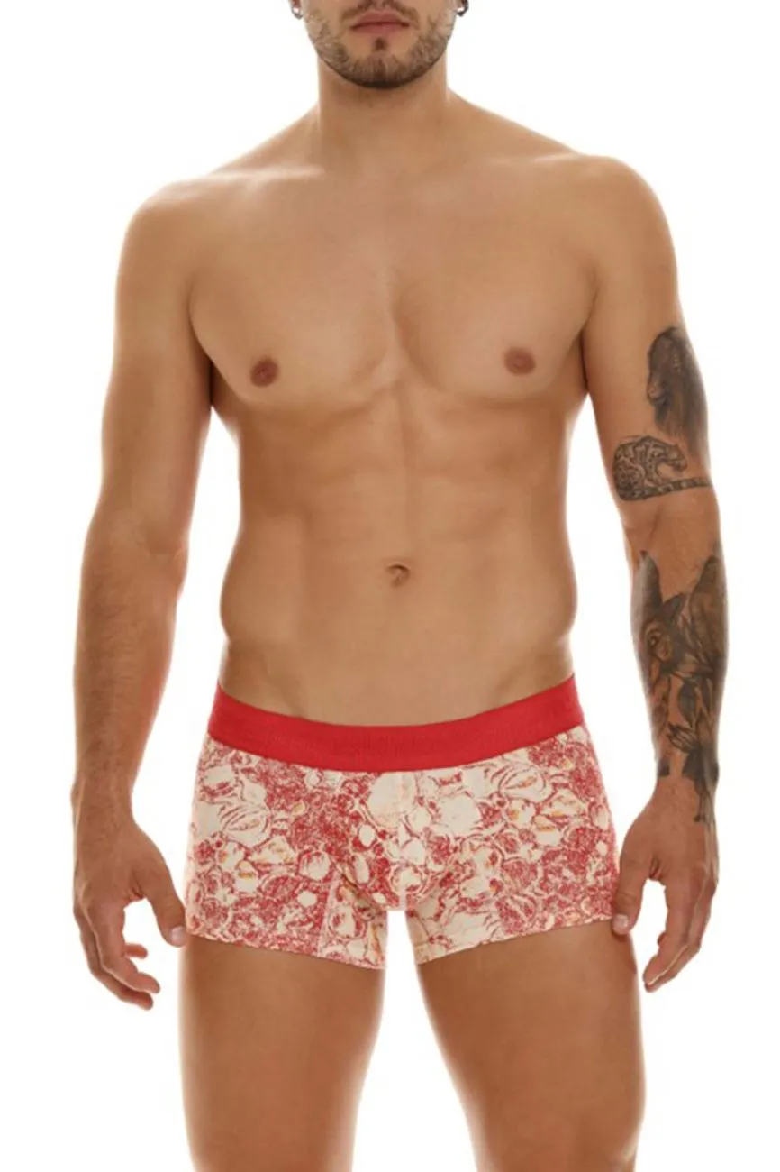Clothing_Mundo Unico_Mens Underwear Unico 23050100119 Pompa Trunks Color 63-Coral