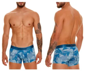 Clothing_Mundo Unico_Mens Underwear Unico 23080100102 Escantillon Trunks Color 46-Blue