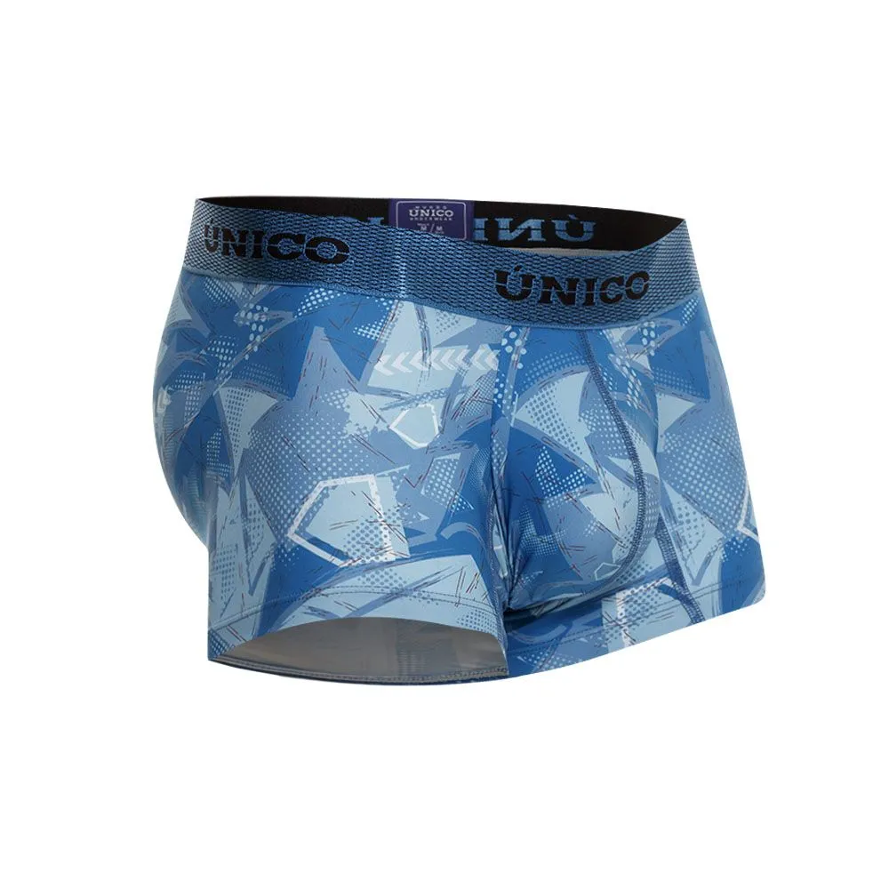 Clothing_Mundo Unico_Mens Underwear Unico 23080100102 Escantillon Trunks Color 46-Blue
