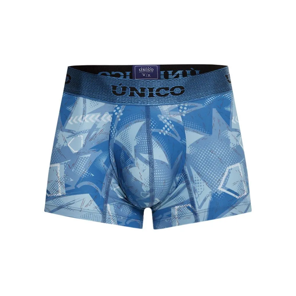 Clothing_Mundo Unico_Mens Underwear Unico 23080100102 Escantillon Trunks Color 46-Blue