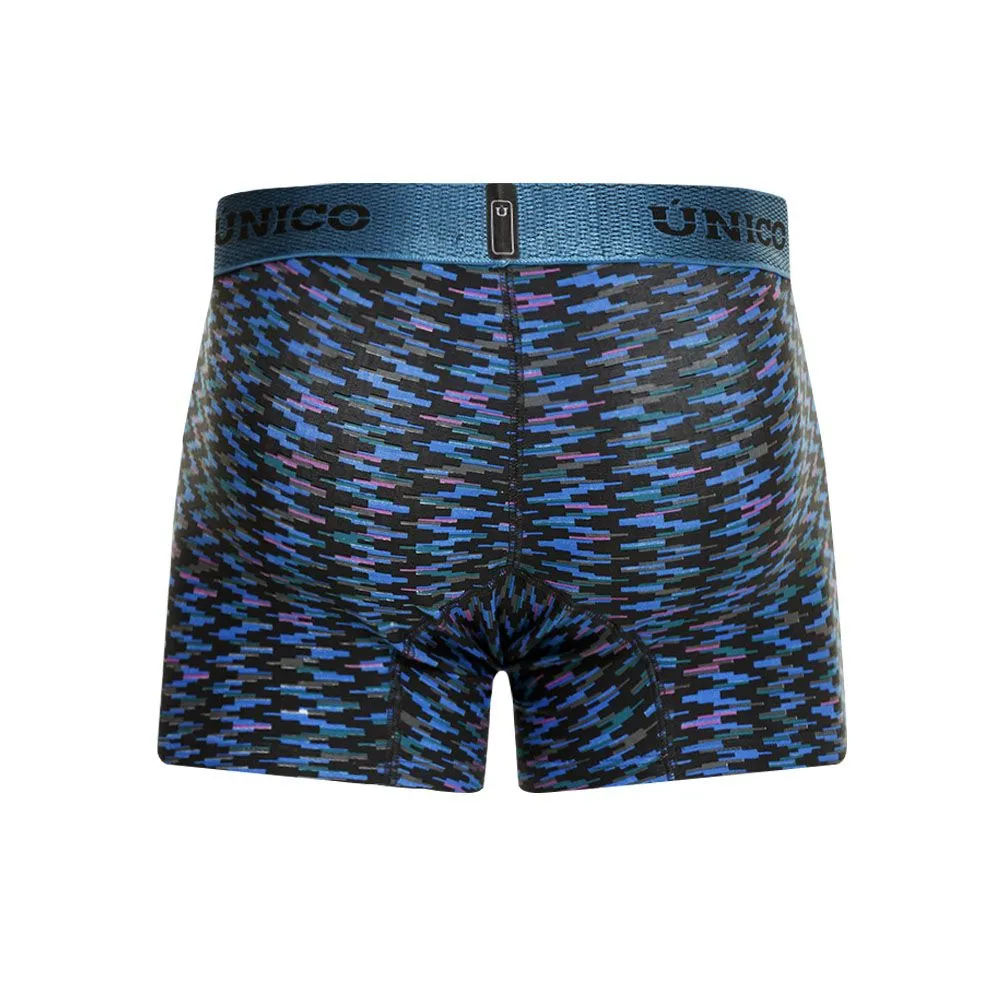 Clothing_Mundo Unico_Mens Underwear Unico 23080100121 Filamento Trunks Color 46-Blue