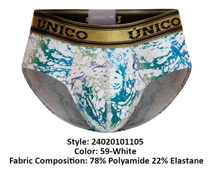 Clothing_Mundo Unico_Mens Underwear Unico 24020101105 Gasoleo Briefs Color 59-White