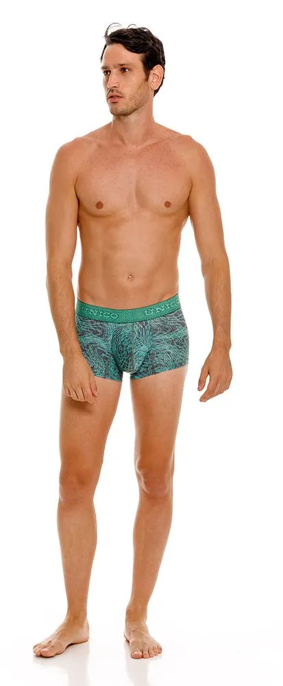 Clothing_Mundo Unico_Mens Underwear Unico 24080100105 Cairel Trunks Color 43-Green