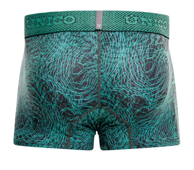 Clothing_Mundo Unico_Mens Underwear Unico 24080100105 Cairel Trunks Color 43-Green