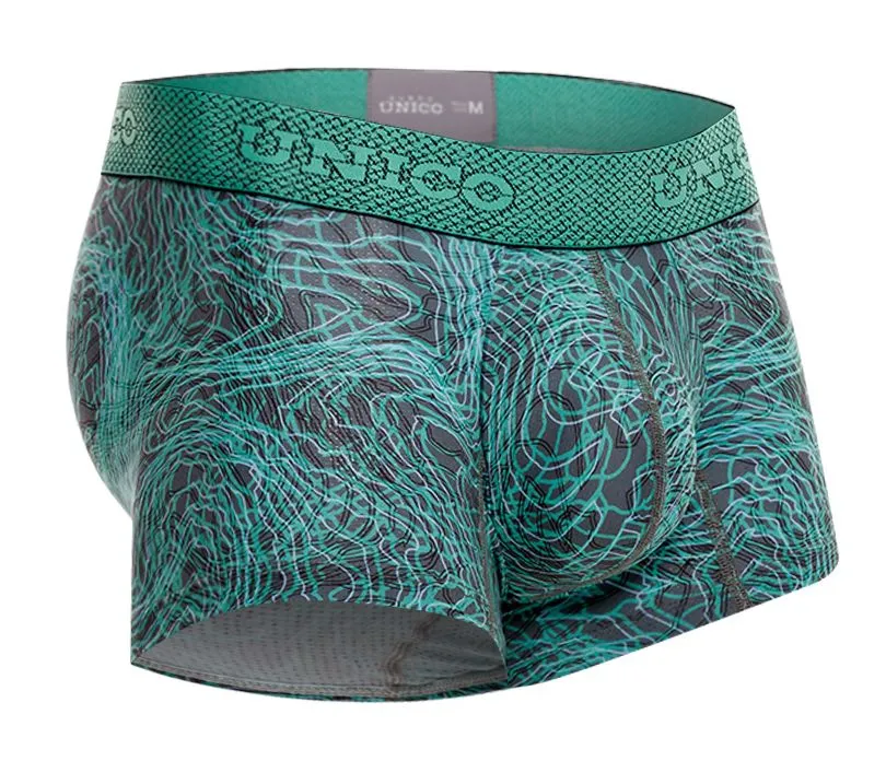 Clothing_Mundo Unico_Mens Underwear Unico 24080100105 Cairel Trunks Color 43-Green