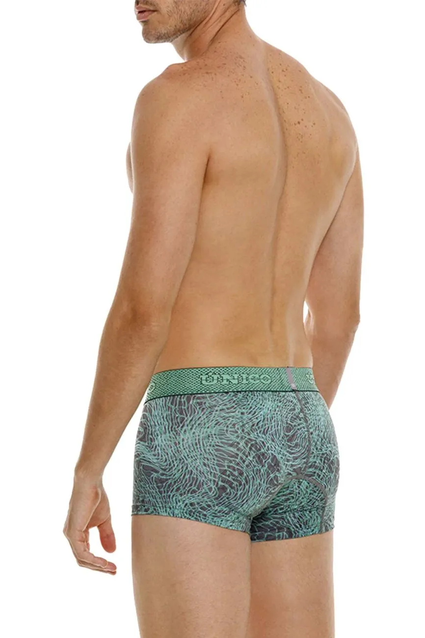 Clothing_Mundo Unico_Mens Underwear Unico 24080100105 Cairel Trunks Color 43-Green