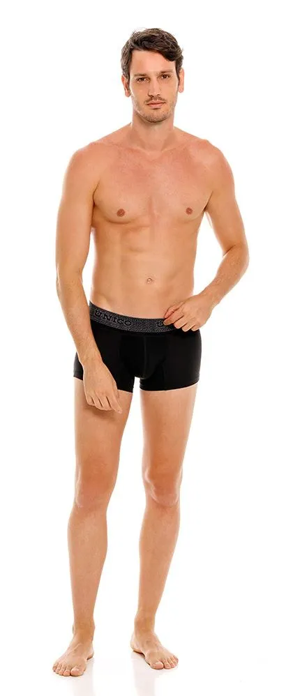 Clothing_Mundo Unico_Mens Underwear Unico 24080100122 Ardid Trunks Color 99-Black