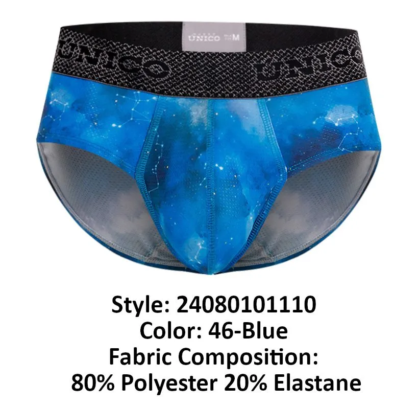 Clothing_Mundo Unico_Mens Underwear Unico 24080101110 Infinito Briefs Color 46-Blue
