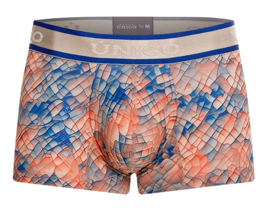Clothing_Mundo Unico_Mens Underwear Unico 24100100109 Aforo Trunks Color 46-Multi-colored