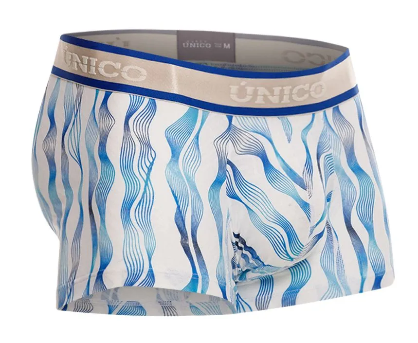 Clothing_Mundo Unico_Mens Underwear Unico 24100100116 Pomposo Trunks Color 46-White