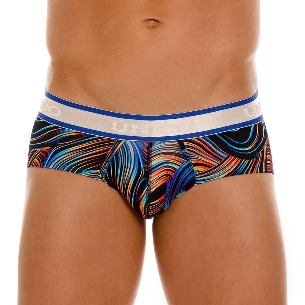 Clothing_Mundo Unico_Mens Underwear Unico 24100101104 Calamo Briefs Color 99-Black