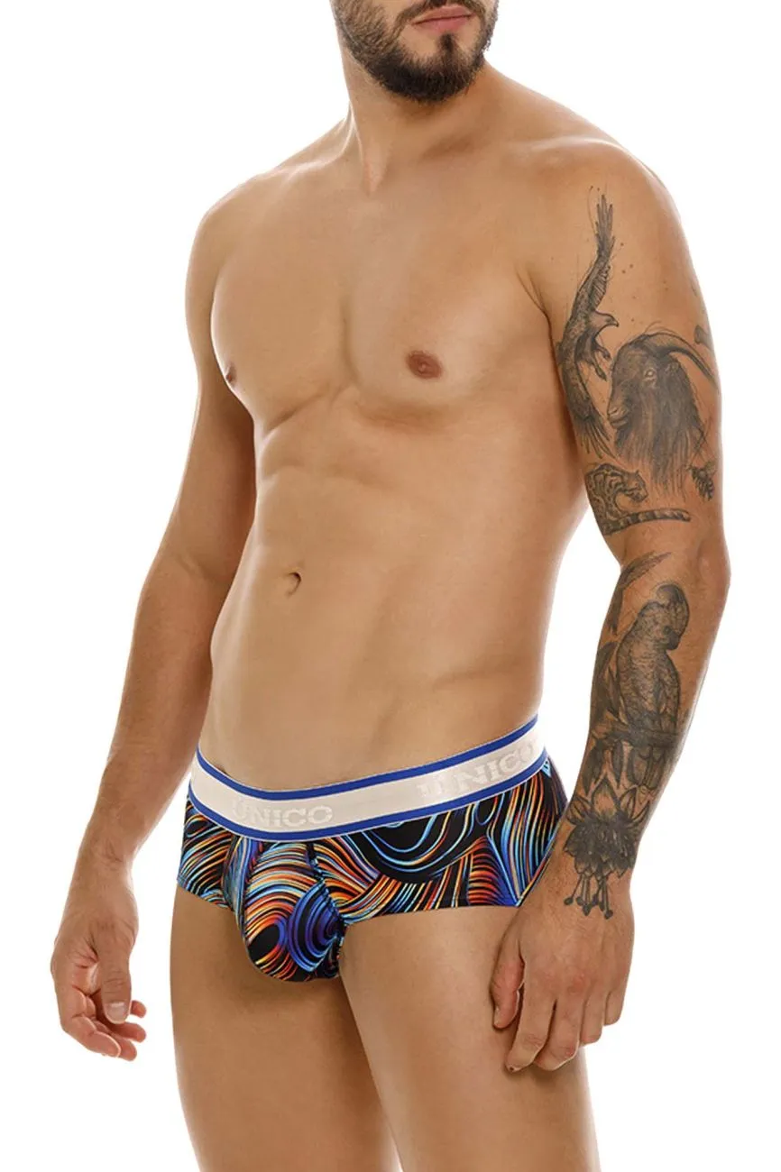 Clothing_Mundo Unico_Mens Underwear Unico 24100101104 Calamo Briefs Color 99-Black