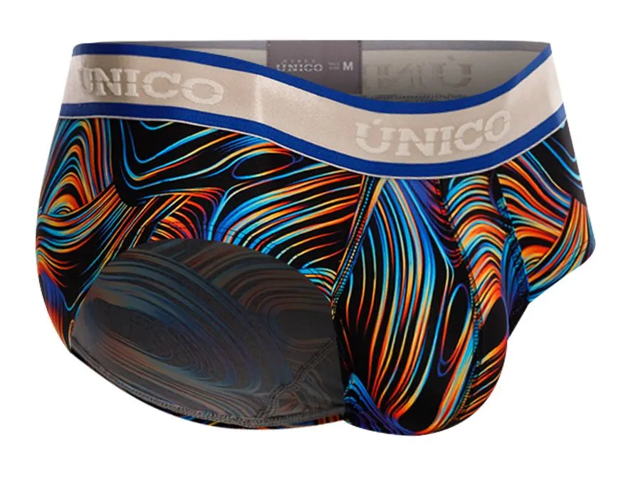 Clothing_Mundo Unico_Mens Underwear Unico 24100101104 Calamo Briefs Color 99-Black