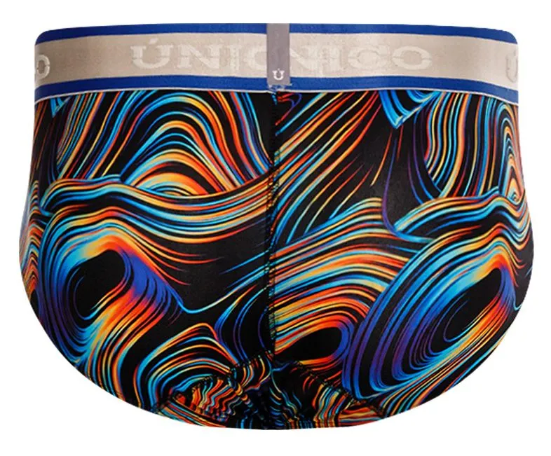 Clothing_Mundo Unico_Mens Underwear Unico 24100101104 Calamo Briefs Color 99-Black