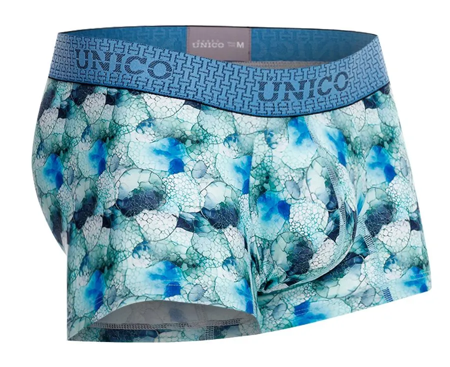 Clothing_Mundo Unico_Mens Underwear Unico 25020100104 Abalon Trunks Color 43-Blue