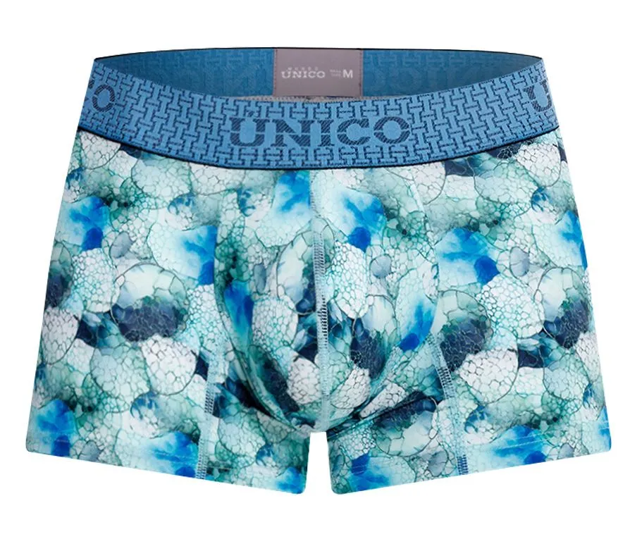 Clothing_Mundo Unico_Mens Underwear Unico 25020100104 Abalon Trunks Color 43-Blue