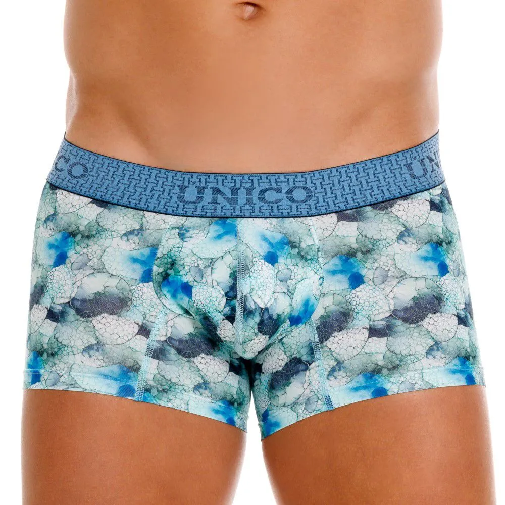 Clothing_Mundo Unico_Mens Underwear Unico 25020100104 Abalon Trunks Color 43-Blue