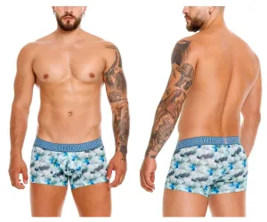 Clothing_Mundo Unico_Mens Underwear Unico 25020100104 Abalon Trunks Color 43-Blue