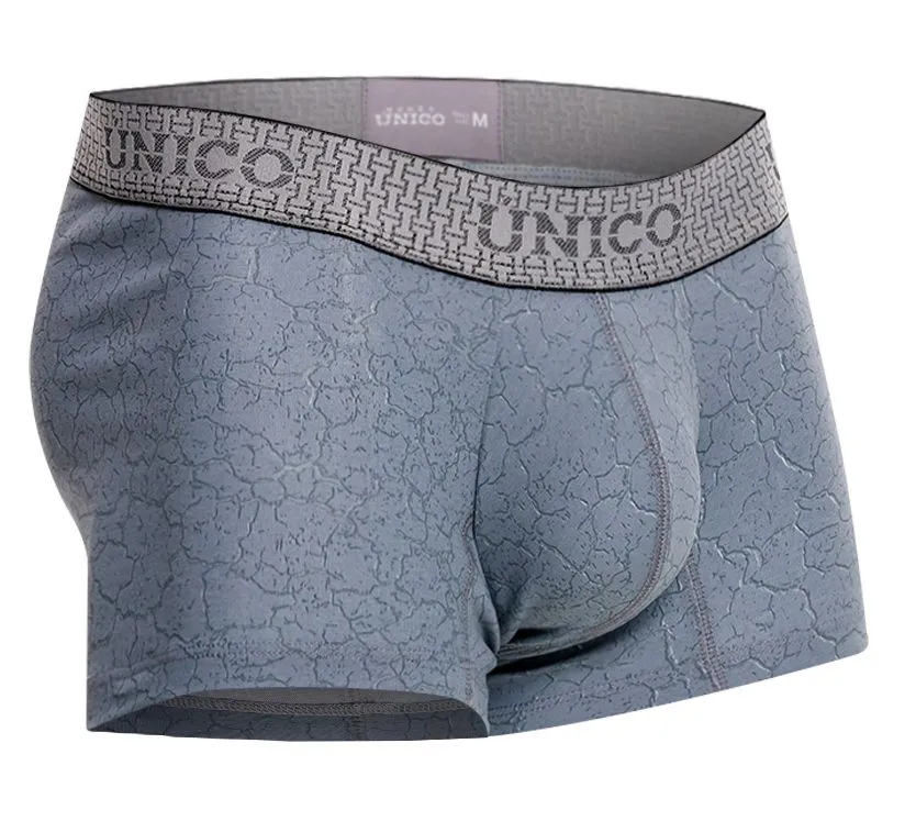 Clothing_Mundo Unico_Mens Underwear Unico 25020100116 Baldio Trunks Color 59-Gray