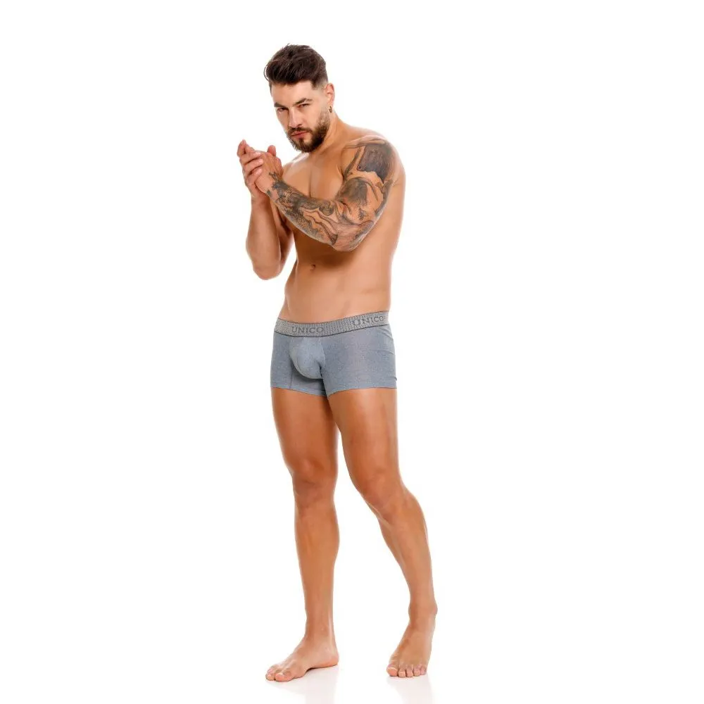 Clothing_Mundo Unico_Mens Underwear Unico 25020100116 Baldio Trunks Color 59-Gray