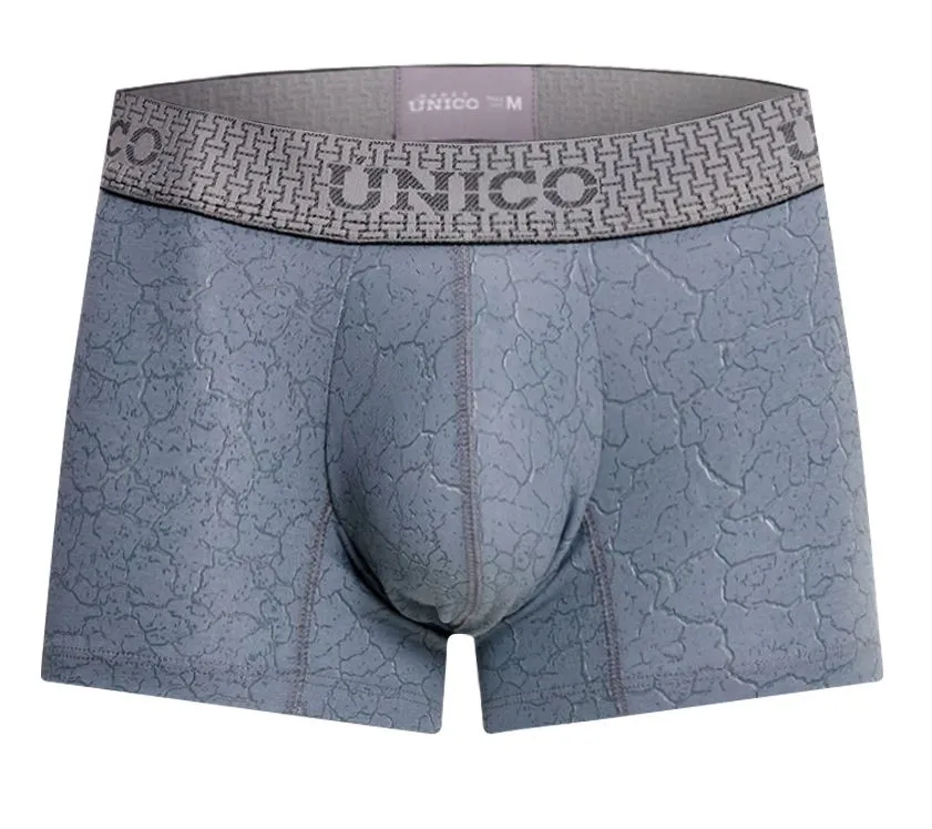 Clothing_Mundo Unico_Mens Underwear Unico 25020100116 Baldio Trunks Color 59-Gray