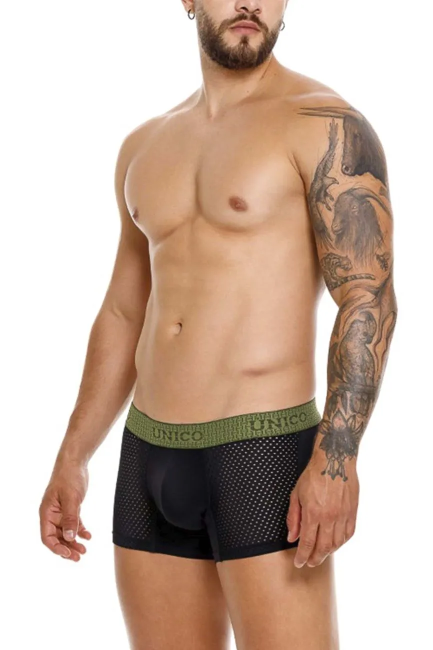 Clothing_Mundo Unico_Mens Underwear Unico 25020100121 Tribunal Trunks Color 99-Black