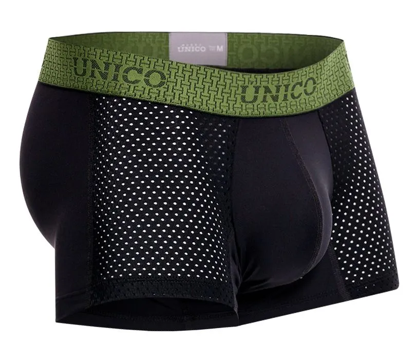 Clothing_Mundo Unico_Mens Underwear Unico 25020100121 Tribunal Trunks Color 99-Black