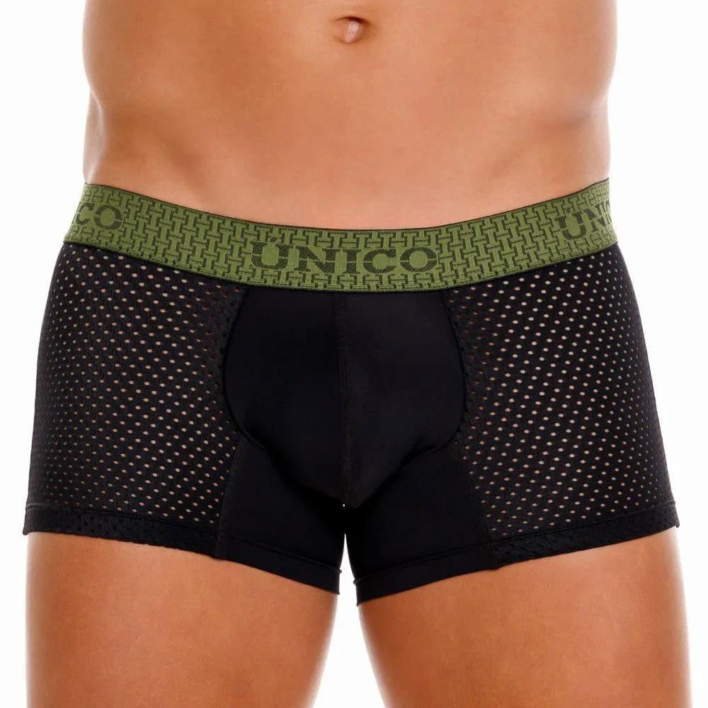 Clothing_Mundo Unico_Mens Underwear Unico 25020100121 Tribunal Trunks Color 99-Black