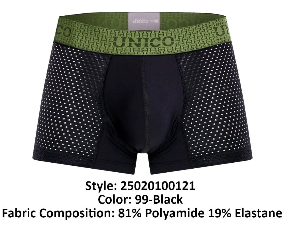 Clothing_Mundo Unico_Mens Underwear Unico 25020100121 Tribunal Trunks Color 99-Black