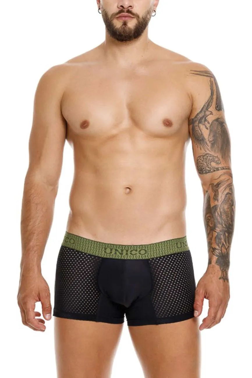 Clothing_Mundo Unico_Mens Underwear Unico 25020100121 Tribunal Trunks Color 99-Black