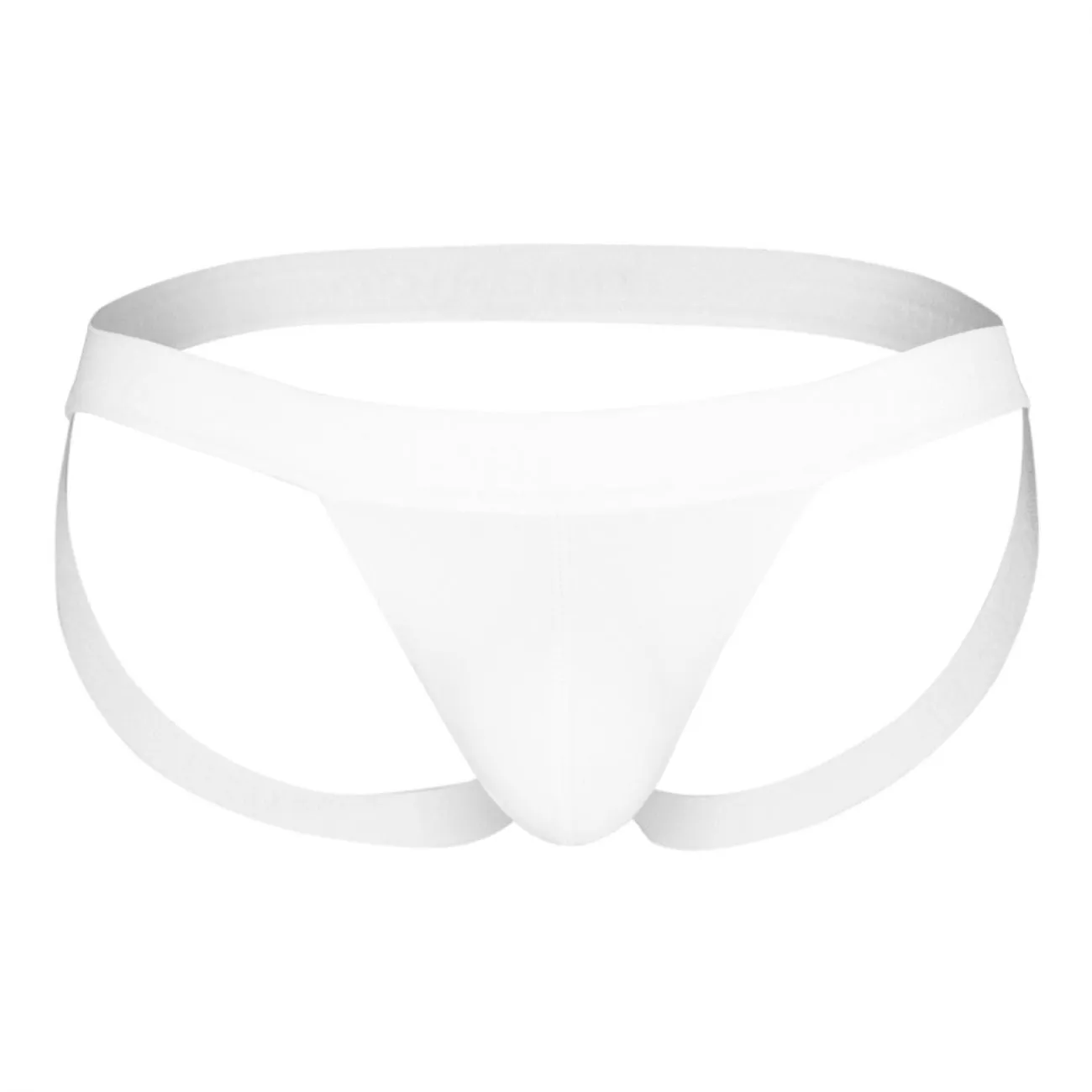 Clothing_Mundo Unico_Mens Underwear Unico 9610020100 (9612010120100) Jockstrap Cristalino Cotton Color White