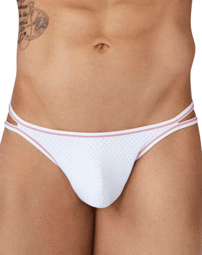 Clothing_Pikante_Mens Underwear Pikante 0983 Novo Thongs White